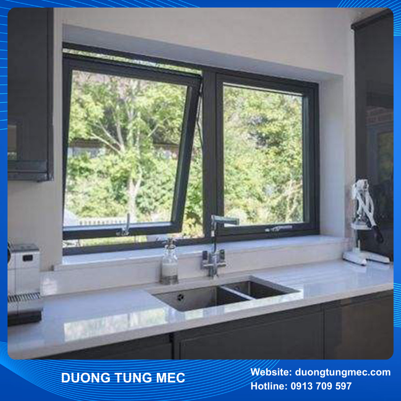 Cửa sổ mở lật/ hất 2 cánh